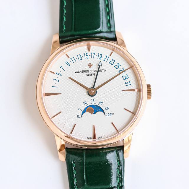 白 金2410Gr Factory 全新升级版 江诗丹顿 Vc R39 Vacheron Constantin 经典之美品鉴江诗丹顿传承逆跳日历款腕表 型号40