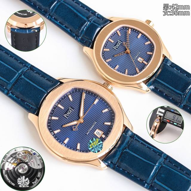 白壳 金壳 钢带100 钻50 新的伯爵Polo Date 150周年纪念版腕表。Tw伯爵超薄Piaget Polo系列情侣对表，人称小鹦鹉螺！ 伯爵钢王 一款