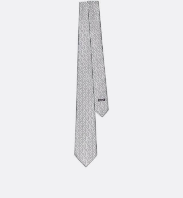 Officially released, the Dior Men's Silk Cannage Tie features a new line diamond