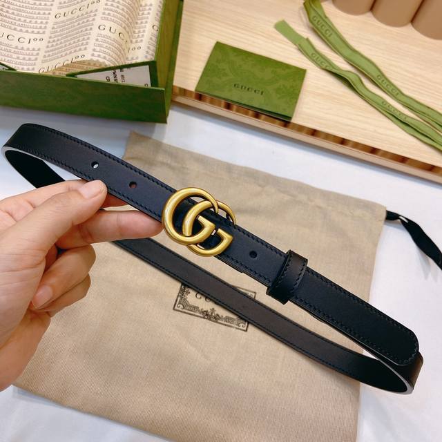 Gucci official website spring and summer new style, genuine specifications 2.0cm