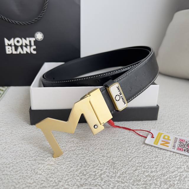 Product Name: Montblanc. Montblanc original belt belt model: buckle, new origina