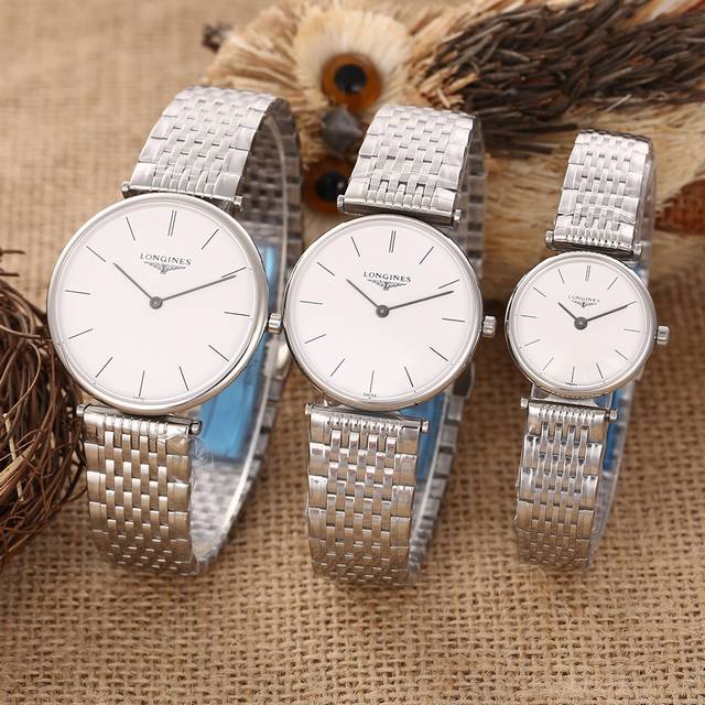 价格P： 品牌：浪琴类型：原单2针嘉兰系列瑞机对表表带：顶级进口牛皮 316精钢表带机芯：顶级进口瑞士石英机芯镜面：顶级进口蓝宝石水晶镜面尺寸：大号39Mm 中