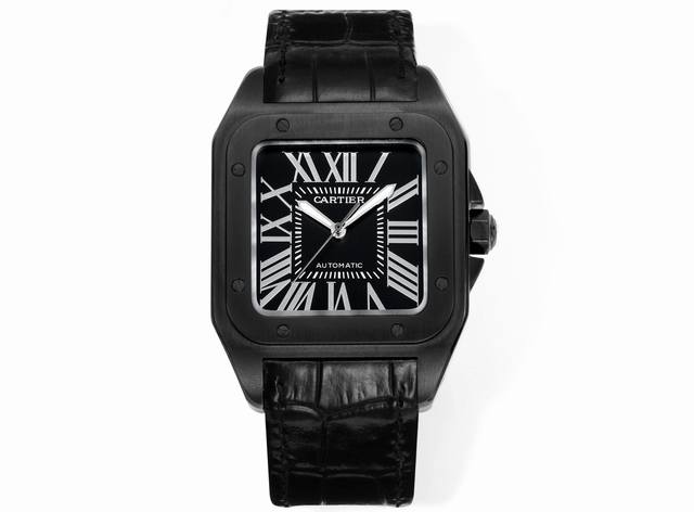 卡地亚 Cartier Af1 山度士系列 男款100周年纪念版强势来袭 。[原版开模卡地亚 山度士 ]1 表壳 开模，搭载最好的进口316L材质表壳！ 机芯: