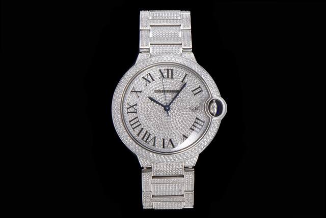 Ms卡地亚Cartier蓝气球方钻满天星 V2升级版 卡地亚Cartier蓝气球方钻满天星修正升级了依旧延用顶级国际相同镶嵌工艺 纯手轨道镶嵌 此镶嵌工艺是林克