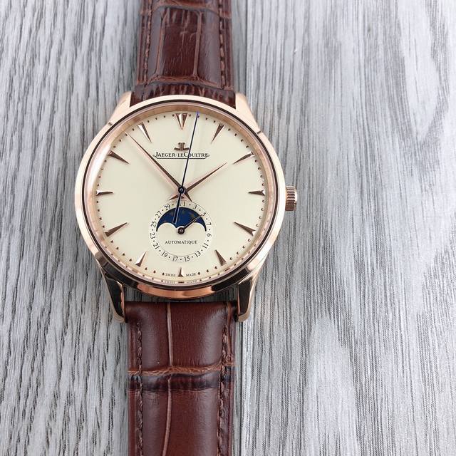 Tw 积家Jaeger Lecoultre Bd1 大师系列 1362520 月相大师系列，最高版本 市面目前平民性价比最强，稳定率高，市场独家2824机芯，[