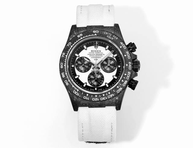 Tw厂 更新定制强夜光表壳+夜光扣子 Rolex宇宙计时迪通拿系列之碳纤维夜光壳定制版，腕表不仅佩戴轻便，外表坚硬。且每一只腕表都拥有独一无二的碳纤花纹材质。