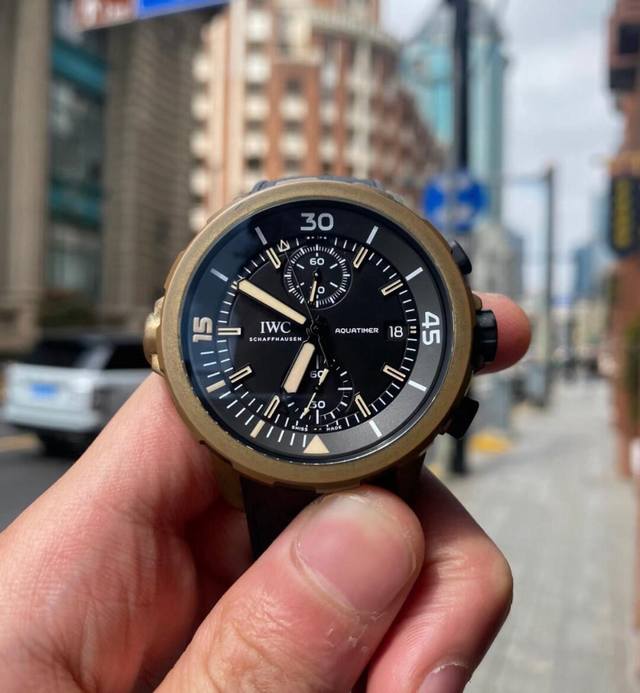 Iwc-万国，海洋系列 海洋是如此的神秘、壮美，正是各种基因之间的合作与竞争，让生命的奇迹不断上演。向自然拜师，适者生存鑫万国海洋时计青铜计时款达尔文Iw379