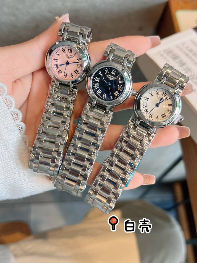 浪琴 心月系列 浪琴心月系列是银色之星！316精钢表带，璀璨流溢的钻石，为腕表更添动人风采。其魔幻般的优雅吸引着所有倾情于现代精致优雅风尚的女性 ，爆款推出 转