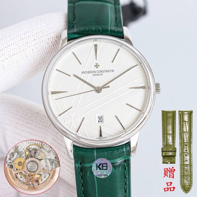 江斯丹顿传承85180系列V4版本来袭，厂家不惜成本购入最新版原装从新开模打版，加量不加价主要升级亮点：买就送独家浅绿色皮带，相当于拥有两只！1：整个表盘有特殊