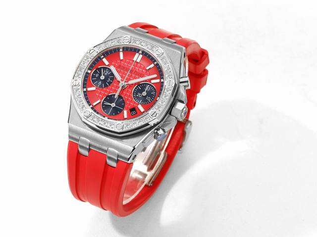 Omf 爱彼 Audemars Piguet女款37Mm 明星王子文同款 目前最高机械机芯版本正品是机械！机械！不要花冤枉钱买了个石英！Ap 皇家橡树离岸系列计