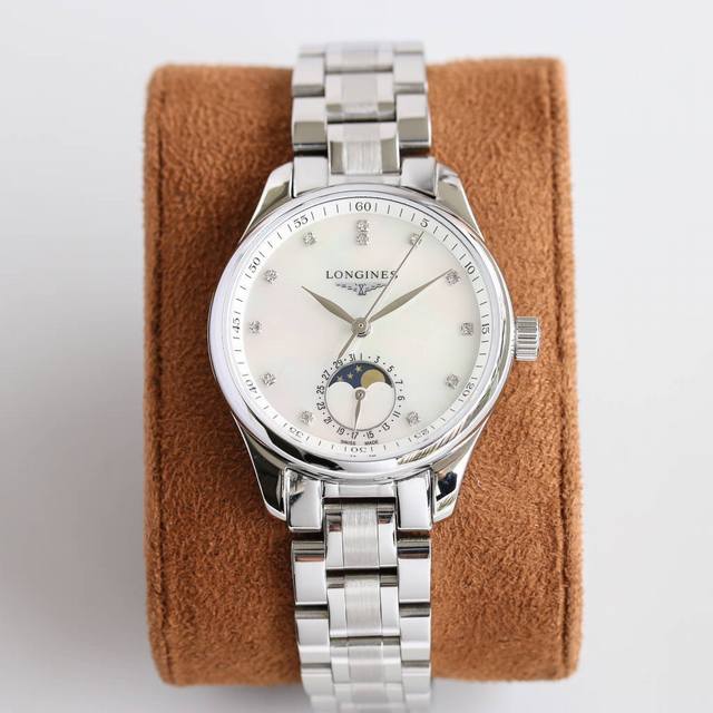 全新浪琴名匠女款系列L2.409..4.87.4简约优雅尽显从容气度！ 功能与原版同步 六字位日夜星辰，独立快调日历功能，认准！ 表壳 腕表尺寸3412毫米。用