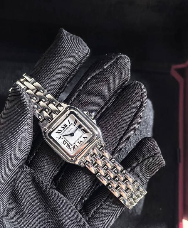 卡地亚猎豹中号 Wspn0007卡地亚猎豹系列 型号:Wspn0007 中号 表径27*37毫米 石英机芯 精钢材质白色表盘搭配蓝钢指针 简洁大方款式公价517