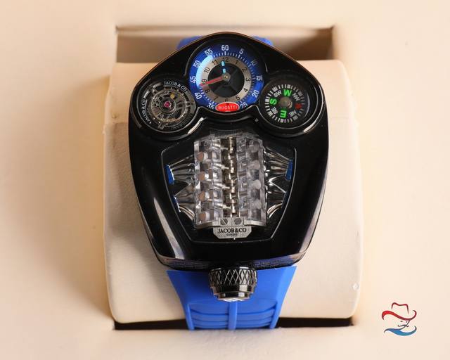 年最新款即将上线...Jacob& Co Bugatti Tourbillon捷克豹和布加迪联合设计打造的Jacob& Co. Bugatti Tourbill