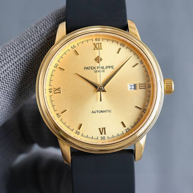 白 金+50匠新之作2630推出最新款式百达翡丽Patek Philippe高版本高级自动腕表！男士腕表简单不失大气 40Mm表径，316精钢表壳，搭载原装全新