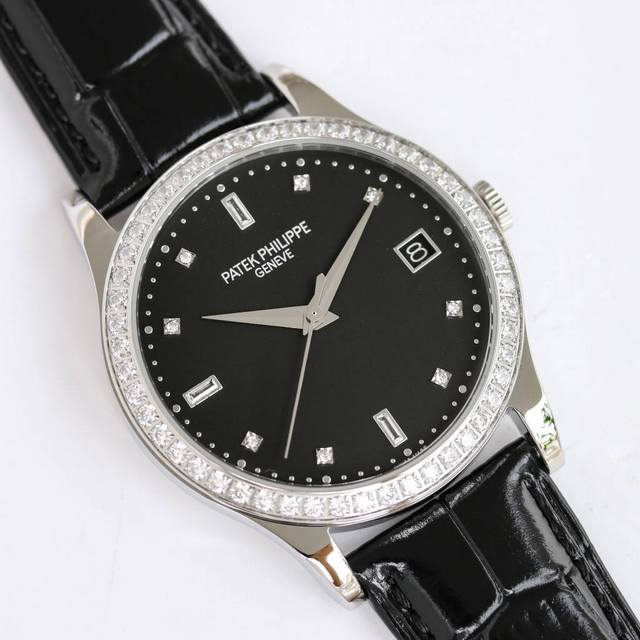 Tw经典再续，百达翡丽古典表系列 5297．铂金V3升级版！ 薄而有质1.完善表壳细节，提升打磨质量，独家还原出正品的完美比例和特有质感。日历窗口改大小与正品一