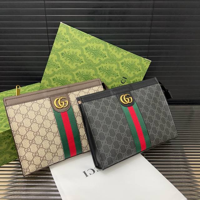 Gucci Gg toiletry bag clutch bag unisex classic versatile real shot original fac