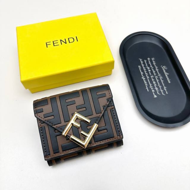 Fendi 8352 Color: Black, Brown, Elephant Gray, Brown Size: 11*9*3 Fendi's lates