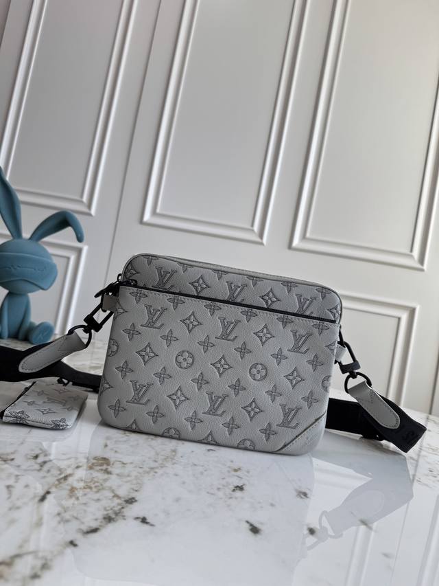 Exclusive photos of premium genuine leather M46603 gray, 163C01 chip, M46604 bl