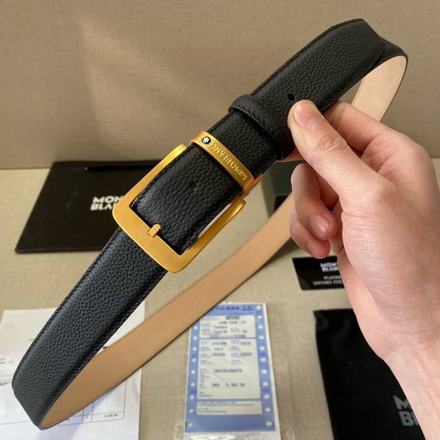 Brand: Montblanc Steel Buckle DDDGrade: Original private goods. Imported top-gra