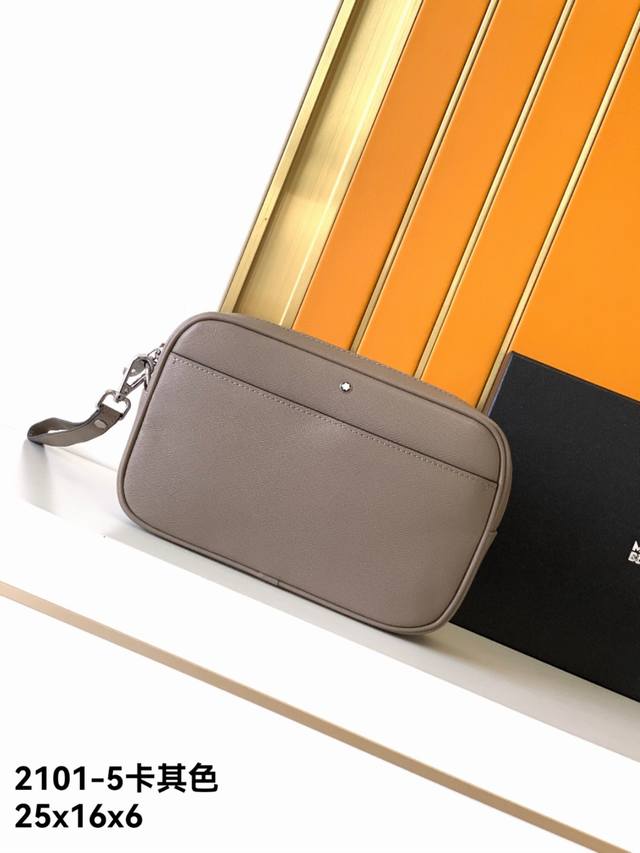 Handbag model: 2101-5 Khaki top-grade original goods Montblanc counter same sty