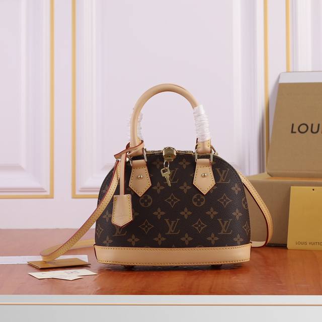 Original High-Quality Alma Bb Handbag M53152. The Louis Vuitton Alma handbag ori