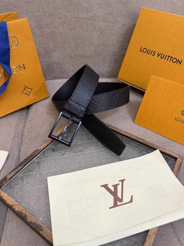 New Lv belt is made from the 2025 new imported first-layer cowhide with lychee