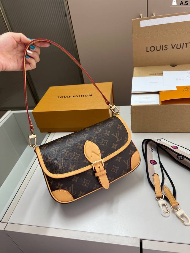 Chip version Lv Louis Vuitton baguette bag Crossbody is not only retro and fashi