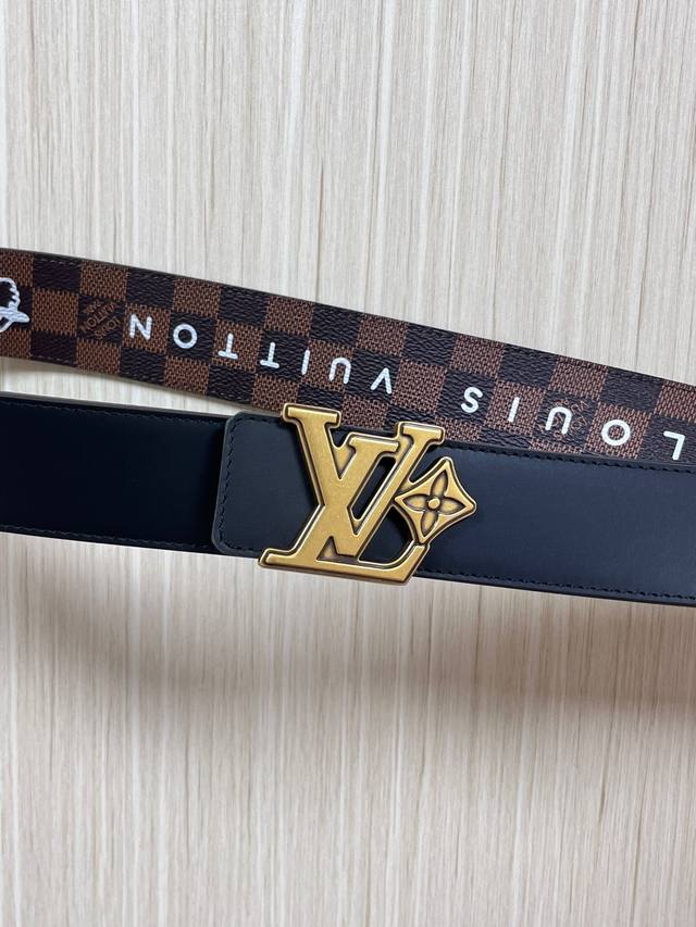 - New style of the season, 4.0 wide brown grid printed with white letters and s