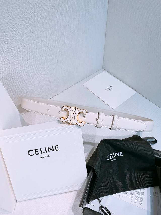 Arc de Triomphe enamel buckle Taurillon leather split leather lining, mid-rise g