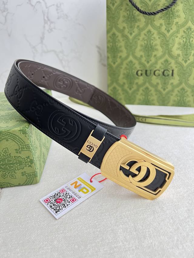 Product Name: Gucci.Gu...Cci original single belt Model: hanging buckle, pure c