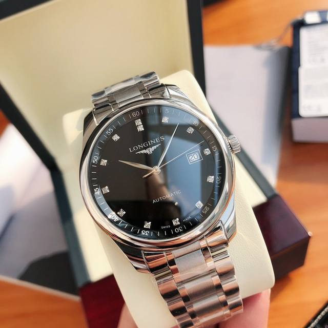 配盒 支持香港、美国直邮 独家货源！超级大牌经典不败的浪琴名匠系列，可付费维修！浪琴“名匠真钻款”原装，百年经典，超薄设计风格呈现佩戴者腕上十足的简约品质。原厂
