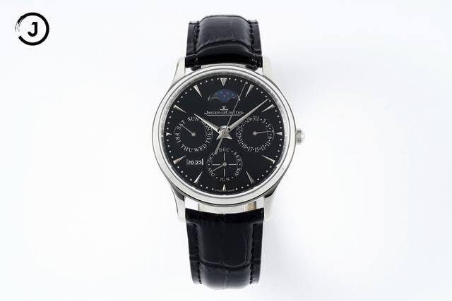 J厂经过3年研究全功能万年历机械机芯，积家大师万年历自动机械腕表。在不计时间和成本的理念坚持下，实现了使用进口机械机芯还原一体机复杂功能8681机芯所功能一致，