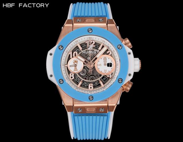 Hbf Factory V2版 宇舶 恒宝 Hublot 英勇无畏，拳拳出击，简称“Hub”“恒宝”，Bigbang大爆炸元素材料计时码表V2版表壳采用进口31