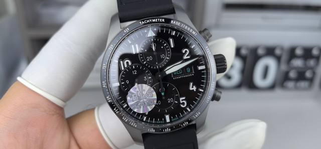 Bls飞行员Amg计时限量版快拆航空钛黑面