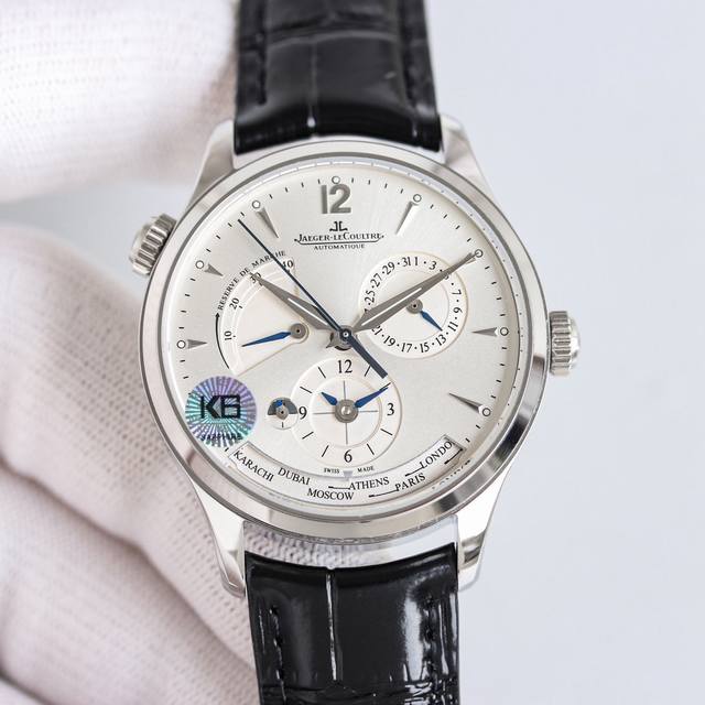 9F Factory 新品 积家大师地理学家Q1428421 今日重点推荐，腕表尺寸39Mmx11.8Mm，凭借丰富的积家经验，完美还原表壳神韵和细节，将厚度控