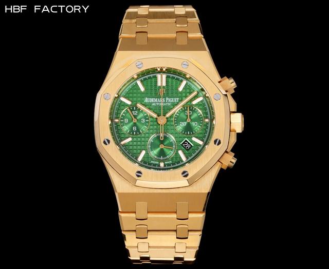 Hbf Factory Audemars Guet-爱彼 V2 版本：升级内影跟一致 抛光内影 看时间刻度更加立体 市场最高版本 ，原版开模，杜绝一眼假 爱彼皇
