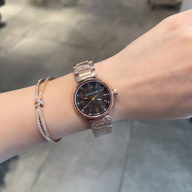 牛貨 Lv路易威登老花手表真香年龄越大越喜欢经典款适合刚上班的职场小白,低调内涵