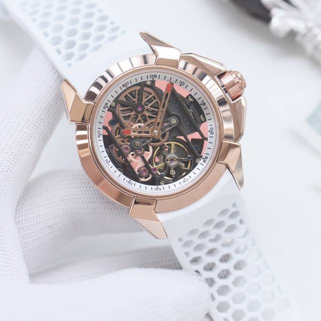 尊享价：光圈 钻圈+100 2026款Jacob & Co 杰克宝 捷克豹 Epic X镂空系列。独家首发打造最强1:1完美复刻，参数与正品同步，尺寸:44Mm