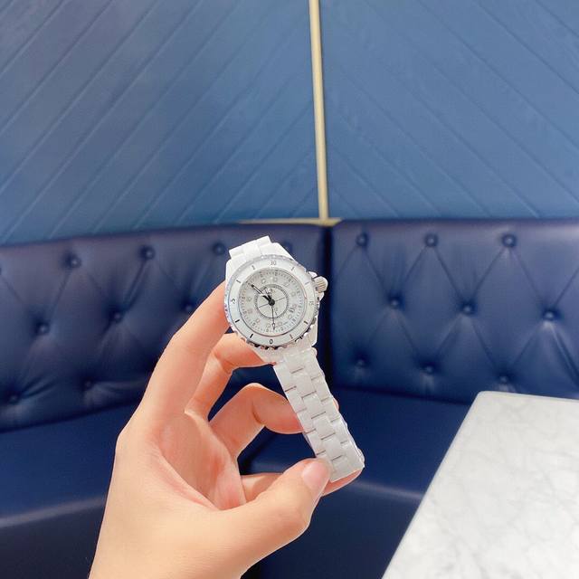 原单品质也有 优质陶瓷Chanel香奈儿 J12 石英女表 陶瓷材质 石仔面 ♀♀女神必入款