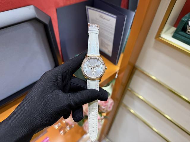 Pp百达4947R 复杂多功能计时 小红书最火百达 搭配进口美洲珠光白鳄鱼皮