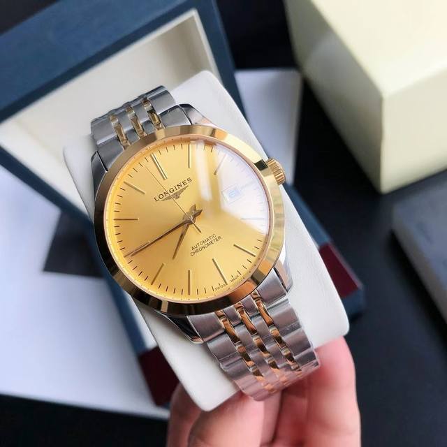 浪琴开创者 2025年巨献，Gd厂经典爆款 开创者系列男士腕表修正版本全新来袭 开创幸福，相约一生 机芯 Gd出品 搭载0返修，全新日本原装西铁城8215机芯