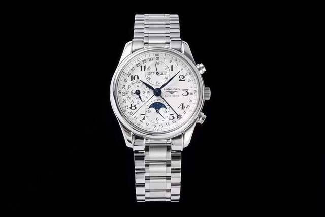 Kl工厂P再攀高峰 精致典雅 复古奢华 Kl精心打造浪琴名匠月相2018最新款L2.773.4.78.6腕表 万千精妙，汇于一盘，布局精巧，观感绝佳！ 购入三块