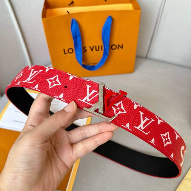 Original packaging L0Uis Vuitt0N Donkey's new men's belt this season, 40mm wide