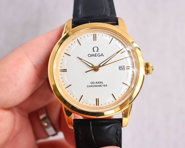 Tw Factory新款 欧米茄 Omega 蝶飞系列！pn1 锅盖玻璃 耗时长达6个月！超薄男士自动机械腕表，采用进口原装9015机芯 非市场国产机 ，每小时