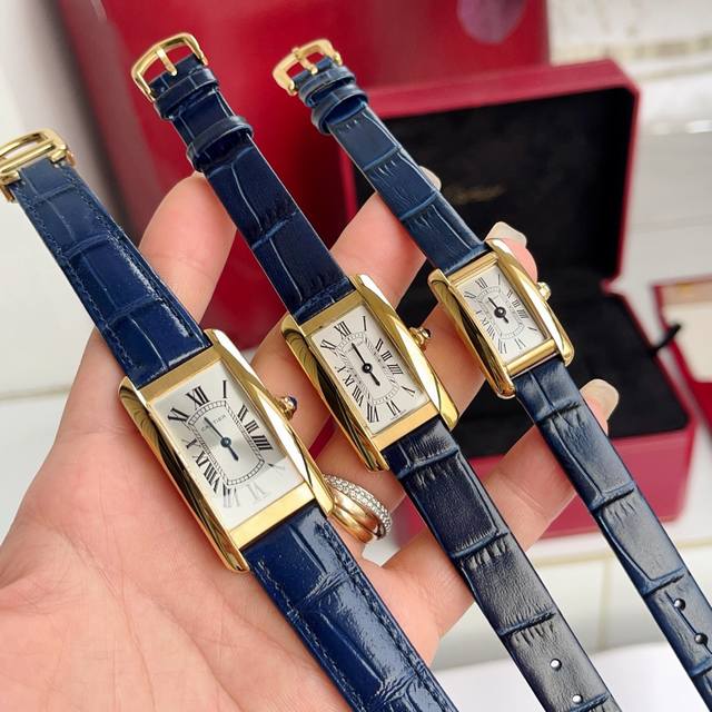 Tank AméRicaine De Cartier 美国坦克 Mini Size: Width 15.2Mm Length 28Mm Small Size :