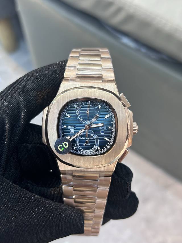 独家实拍图 百达翡丽全自动机械表5990 1R-001 patek philippe Automatic Mechanical Watch