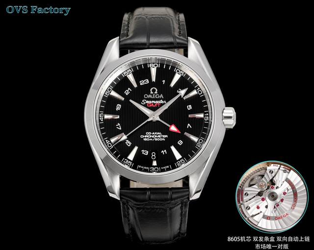 白 -金 钢带+100。 Ovs 海马150 米Gmt 搭载全新1:1一体机芯。尺寸43Mm全新上市！1:表盘：以游艇 “柚木”板为素材 设计独特条纹表盘 Gm