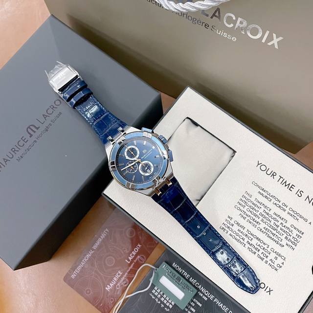 全套包装 渠道正品货 保真 支持任何验货 瑞士老品牌艾美推出全新Aikno系列计时腕表，广告主打款 搭载瑞士Eta石英机芯，44Mm表径，11Mm厚度 蓝宝石水