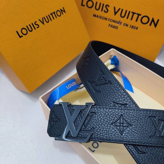 4.0 Double-sided top-grain cowhide leather with stainless steel buckle, Ddd