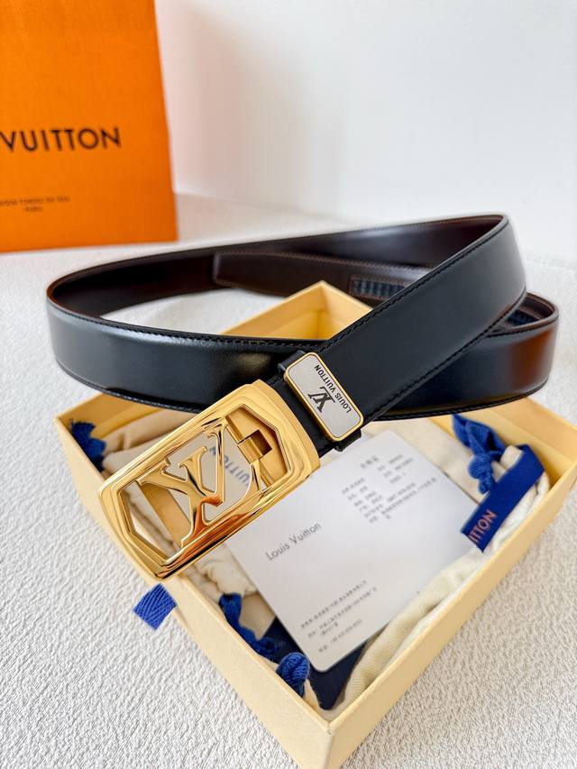 Product Name: Louis Vuitton Belt Original Automatic Buckle Model: Automatic buck